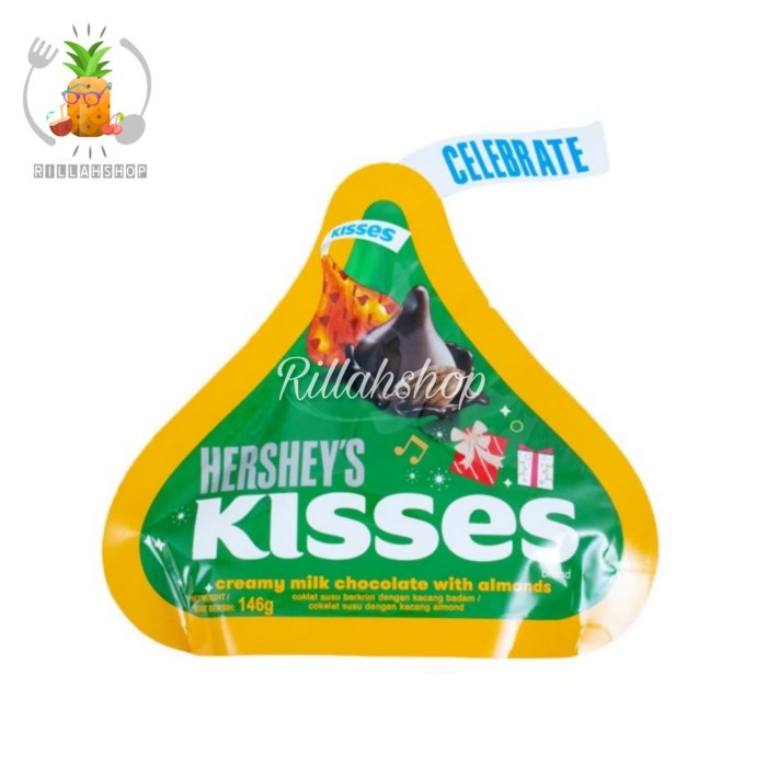 

Hershey's Kisses Creamy Milk Chocolate With Almonds (146g)