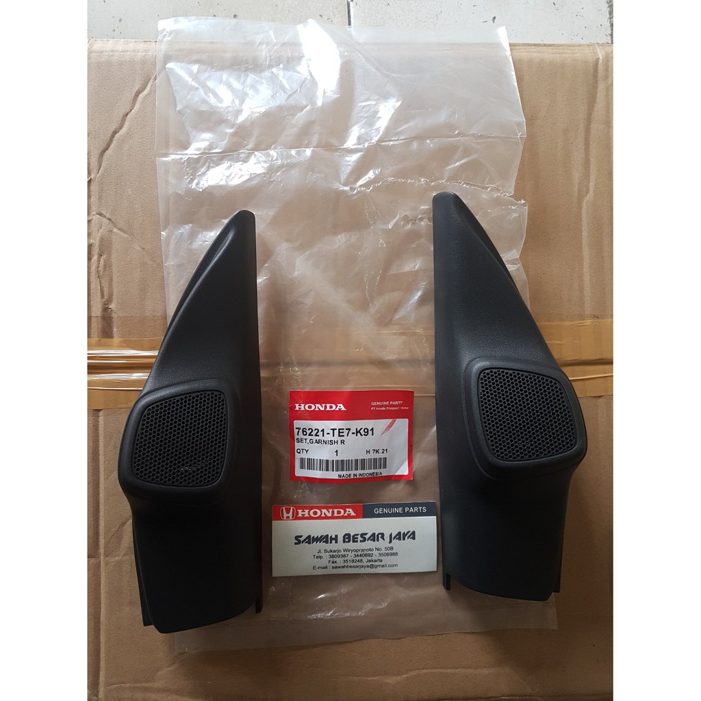 Garnish - Housing - Tempat atau Rumah Tweeter Speaker - Cover Spion Dalam Honda Mobilio Brio BRV Ori