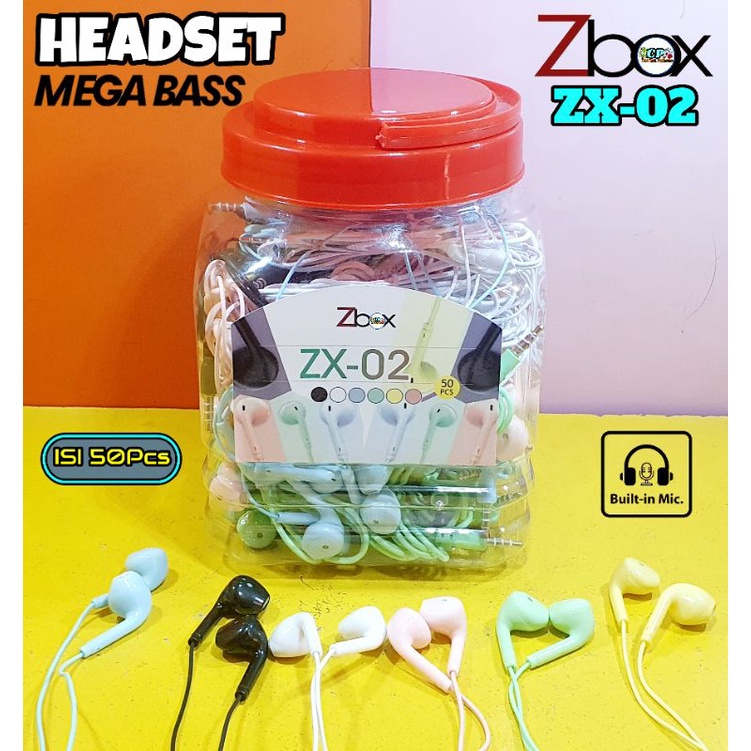 Headset Toples Zbox ZX-02 Megabass Non Karet