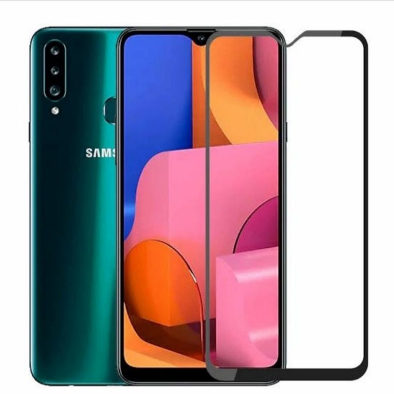 Samsung A20s A21s tempered glass anti gores kaca full lcd