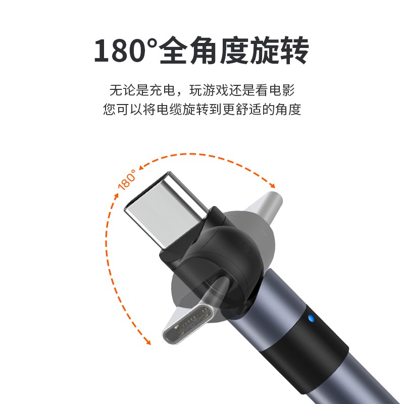 CENTHECIA Kabel Charger Lightning 180 Degree 2.1A Fast Charging 1 Meter - NC3A - Black
