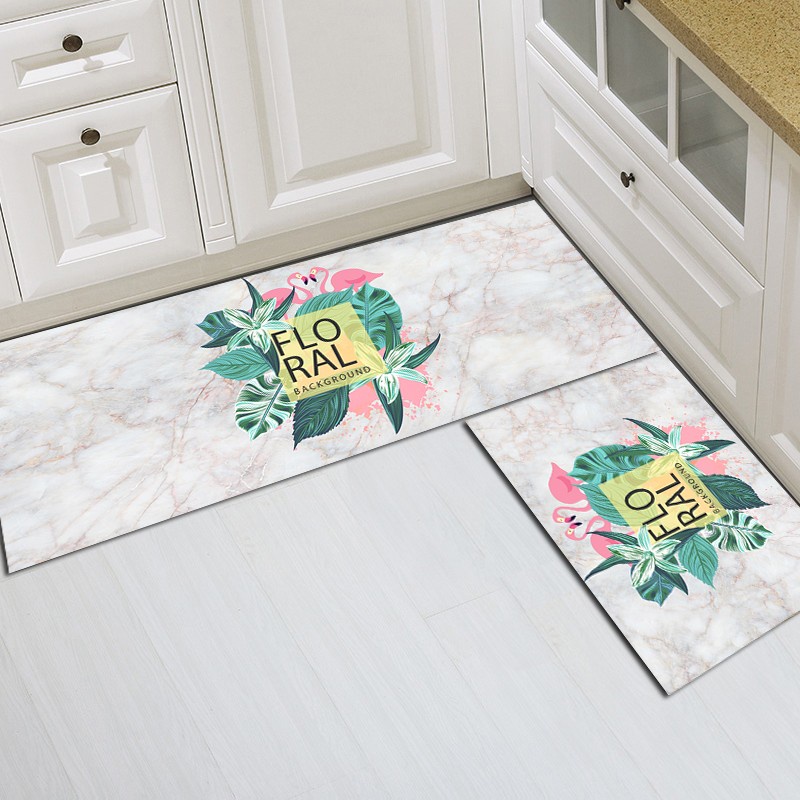 2 in 1 Kitchen Floor Mat / Keset Alas Lantai Rumah Dapur Anti Selip ET