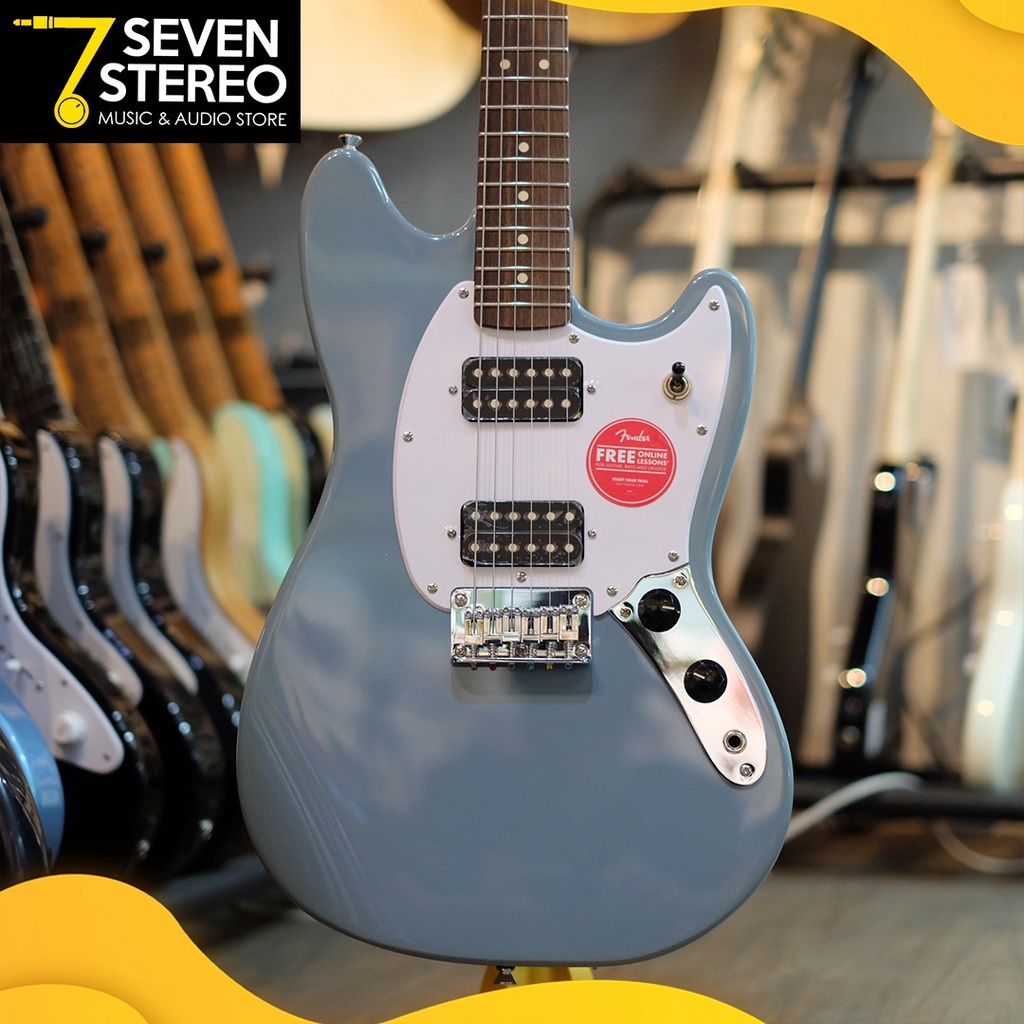 Squier Bullet Mustang HH Sonic Grey