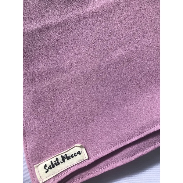 HIJAB SEGI 4 SYARI 130X130 DIAMOND-Pink softpurple