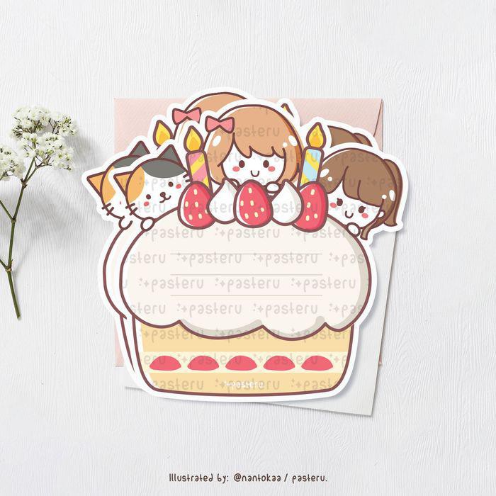 

Diecut Card - 3Rd Anniversary / Planner / Bullet Journal Card