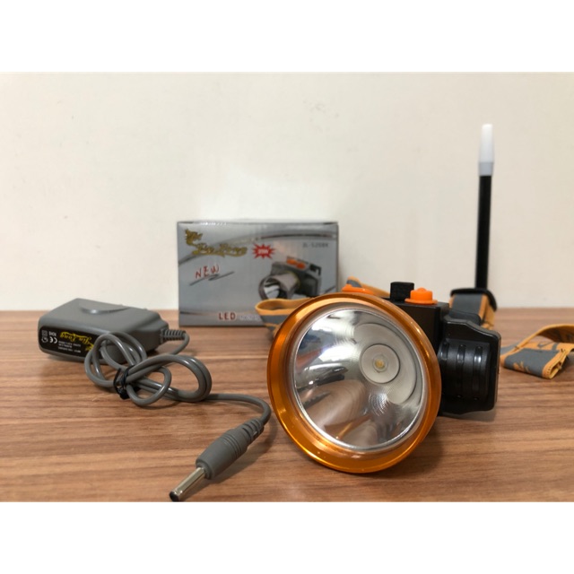 SENTER KEPALA CHARGE JL-5208P (lampu putih)
