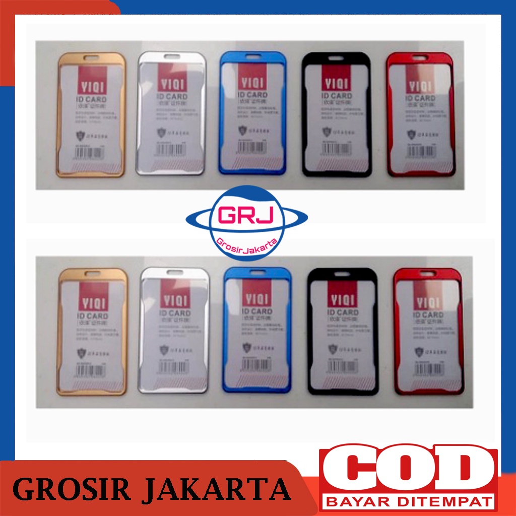 

Tempat Id Card Holder Aluminium Frame ID Card