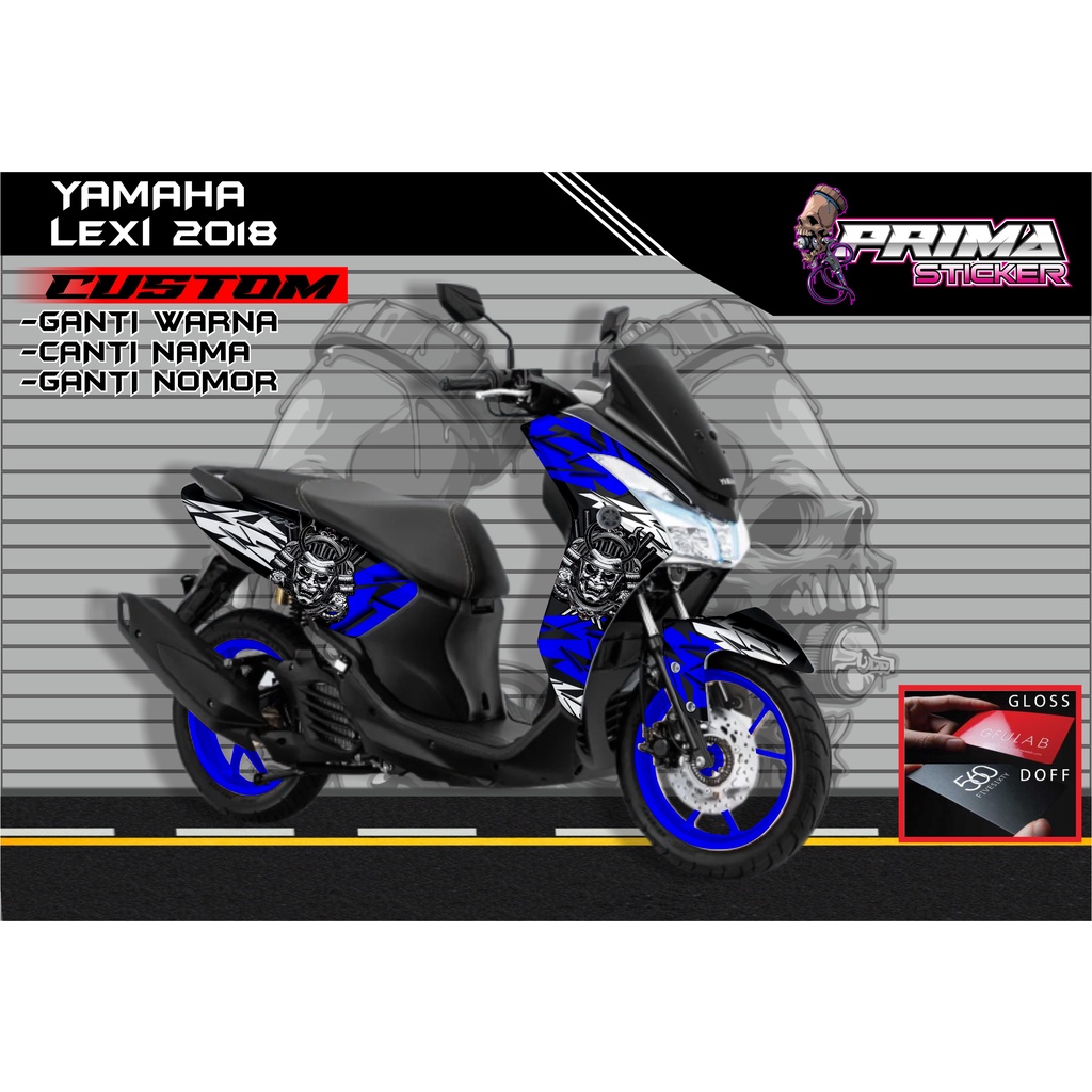 Sticker Decal Yamaha Lexi FULL BODY,  sticker lexi