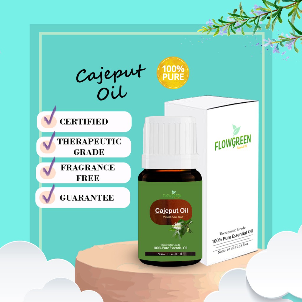 ESSENTIAL OIL CAJEPUT ORGANIC BYFLOWGREEN