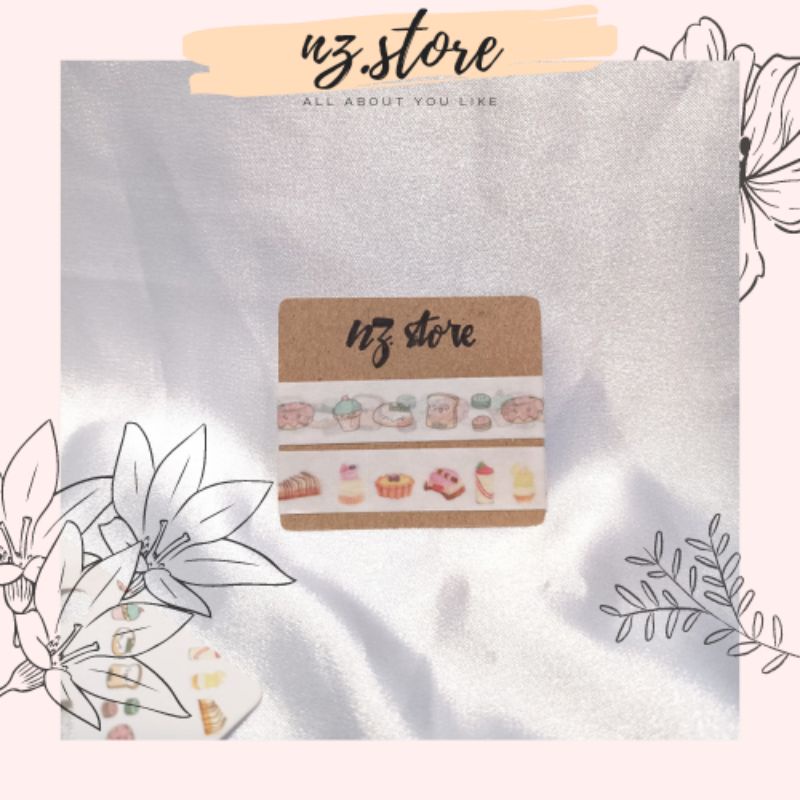 

[naza.id]Washi Tape Sample| Food