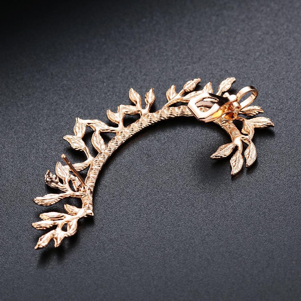 Lily 1PC Ear Wrap Cuff Anting Wanita Pria Pesta Fashion Hadiah Berlian Imitasi Klip Telinga