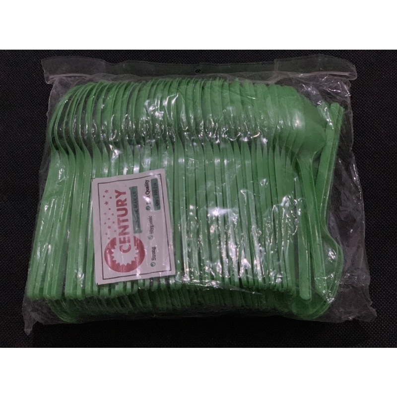 Sendok Makan Warna Century Isi 100 Pcs (warna random)