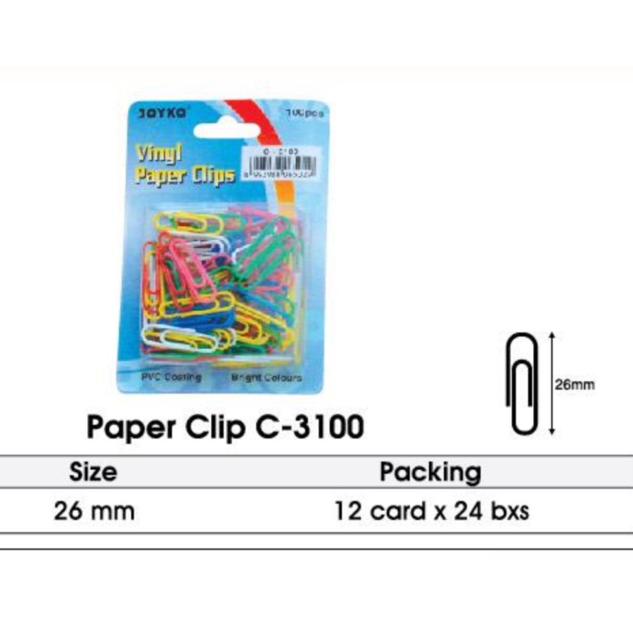 Paper Clip / Penjepit Kertas / File WARNA WARNI