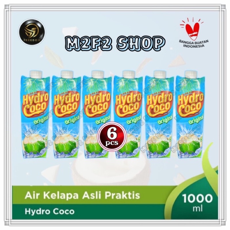 

Minuman Air Kelapa Hydro Coco Original - 1000 ml | 1 Liter (Kemasan 6 Pcs)