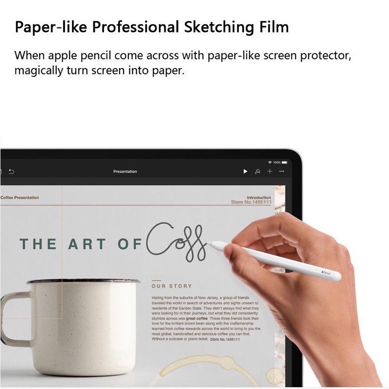 Japan Paperlike Film iPad Screen Protector for iPad Pro 11 2020 2021 10.2 10.5 Paper Like Screen Protector 9.7 Air4 Air5 Matte Anti Glare Painting Glass Film for iPad 9 8 7