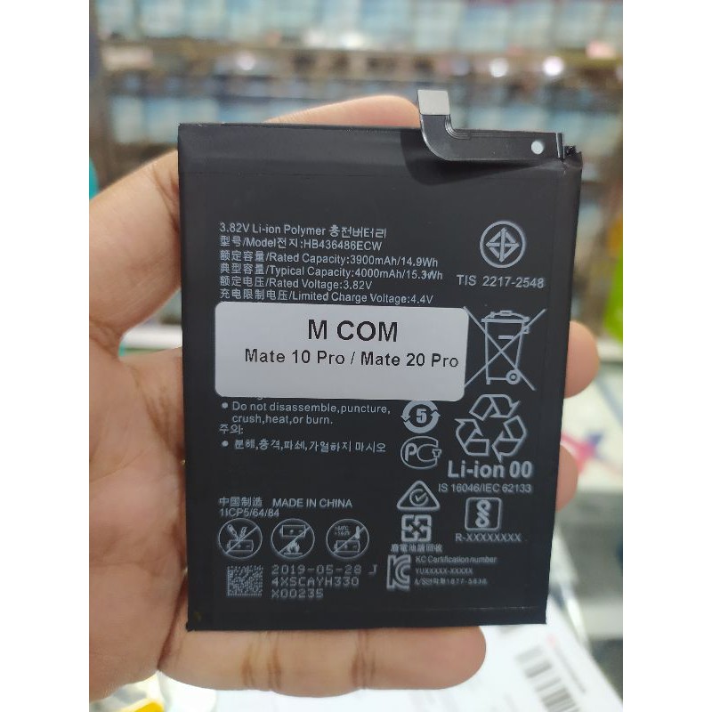 Baterai huawei Mate 10 pro Batre Huawei Mate 20 Pro HB436486ECW ORIGINAL