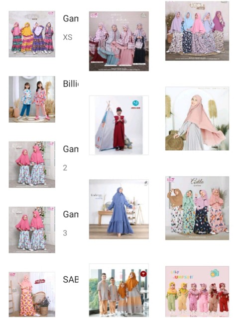 Gamis Ethnic Nubi Kajep Twill Set Jilbab Gamis Anak Busana Anak Gamis Syari Motif Batik