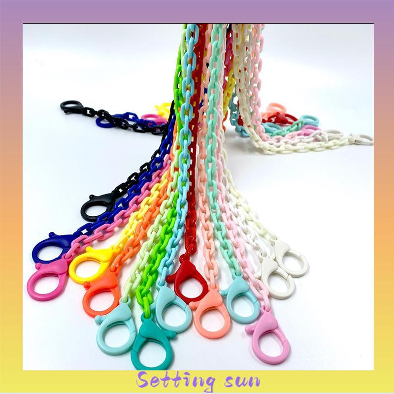 lanyard klip topeng gaya korea yang dapat disesuaikan rantai warna lanyard non-slip TN