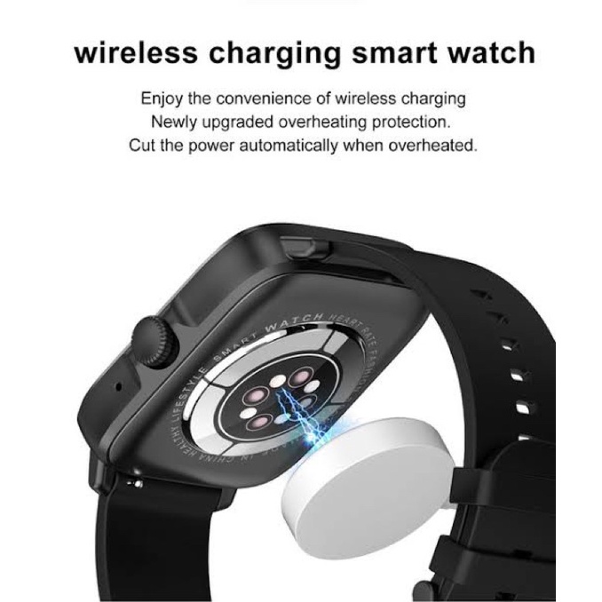 Best Seller COD New ICON SMARTWATCH 7 S7 Series 7 Full Screen Layar Terbesar 1.93inch Sentuh Jam Tangan Pintar Bluetooth Call Wireless Charging Waterproof