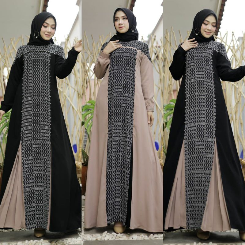 FARINA ABAYA FAWWAZ DRESS BY ZAHRA