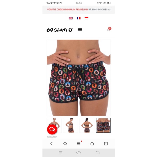 Slam69 original wanita murah, celana pendek, nyaman, discount Up 80%