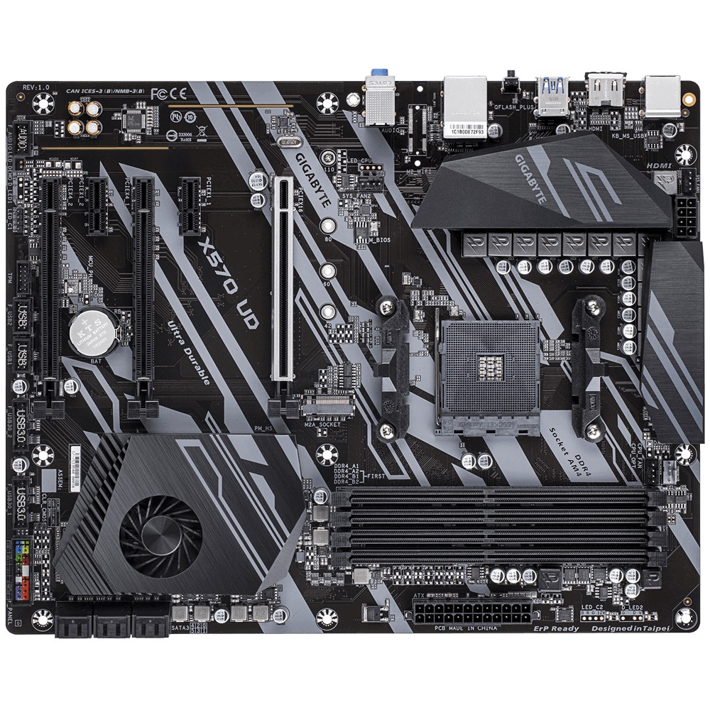 Gigabyte Motherboard X570 UD ATX Socket AM4 DDR4