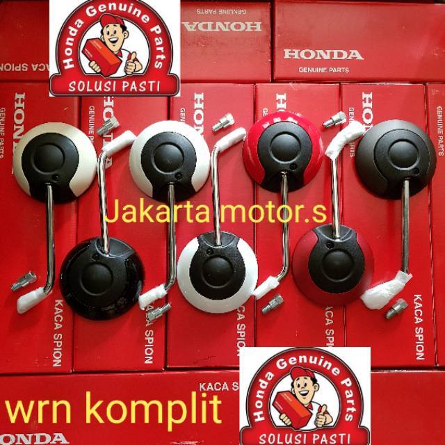 Spion, kaca spion, mirror scoopy esp 2017-2020, scoopy donat dealer resmi hgp ori honda coklat dop, merah dop, putih mutiara, hitam, putih, merah,ori ahm