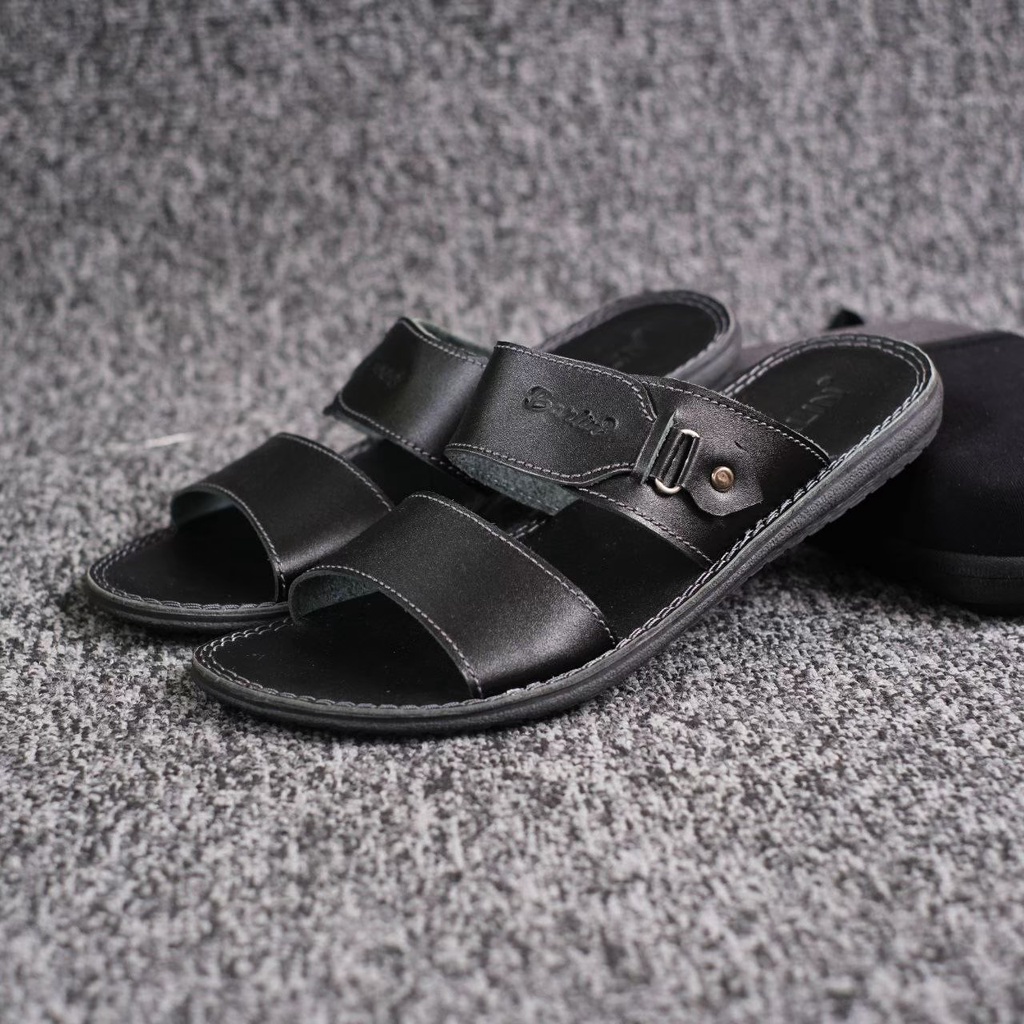 SANDAL SLIDE PRIA DEWASA SANTAI PRIA MINING BARLIN 0506T KULIT ASLI ORIGINAL CASUAL 100% PRIA KERJA KANTOR NYAMAN || SANDAL SLOP PRIA INDIAN TERBARU LEBARAN 2022