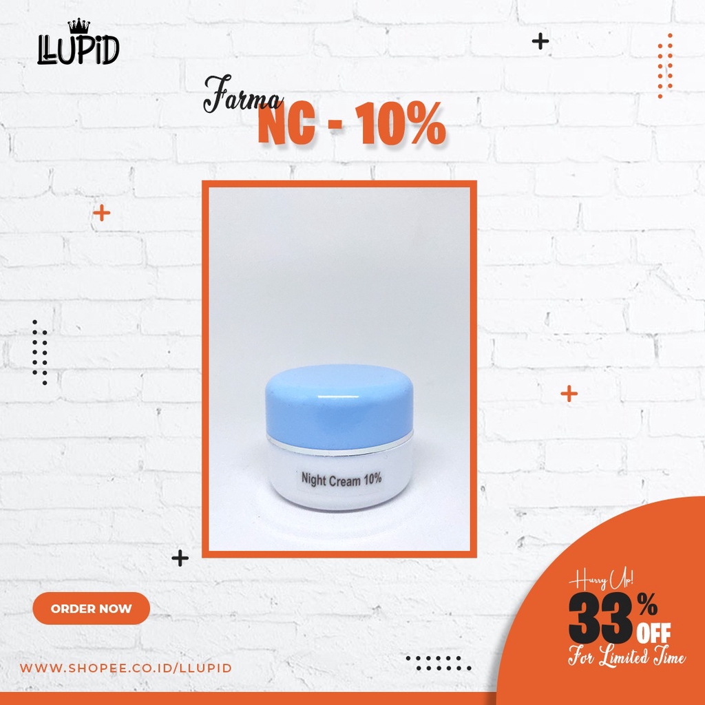 Cream Malam Nc 10% - Night Cream Nc 10%