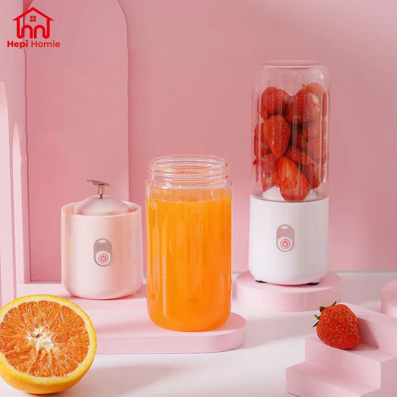 [HH] BLENDER PORTABLE MINI JUICER 400ML / BLENDER JUS BUAH USB ELECTRIC JUICE 6 MATA PISAU 400 ML