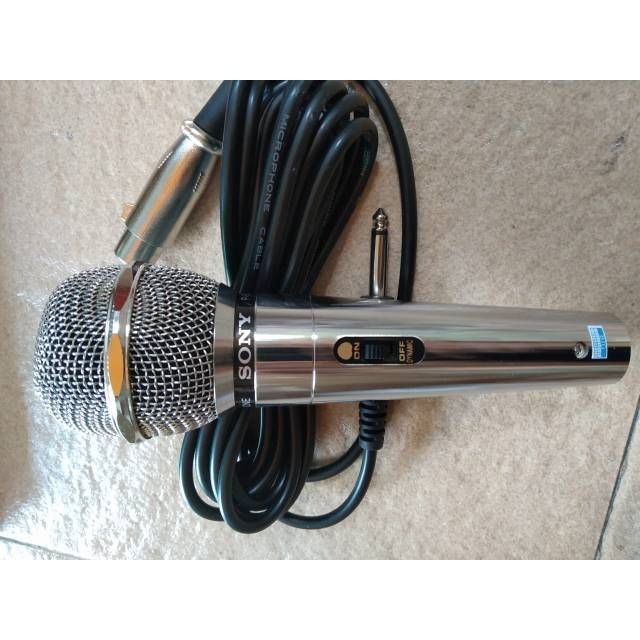 Microphone Karaoke Sony P5000 mic kabel mikrofon kualitas bagus