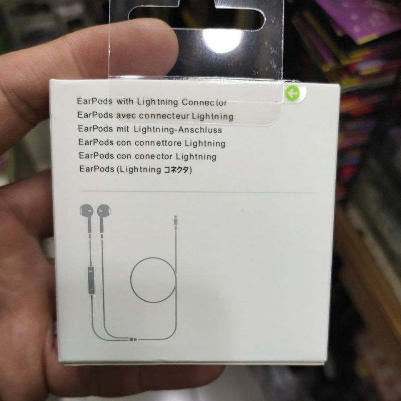HEADSET LIGHTNING LANGSUNG SUPPORT ORIGINAL MANTUL MURAH MERIAH