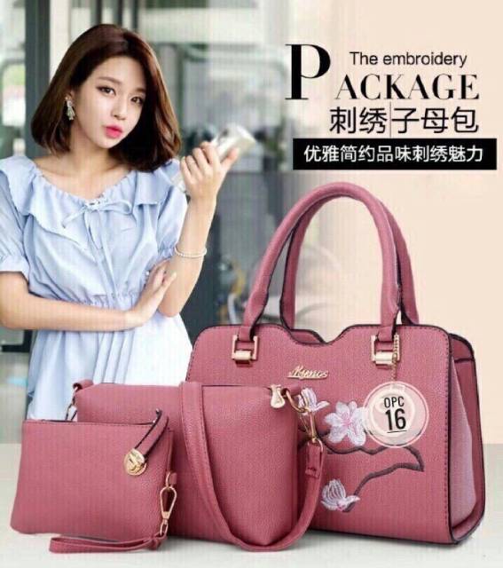 Promo fashion kahiyang 3in1 termurah terlaris /  tas tengteng cantik / tas wanita kondangan