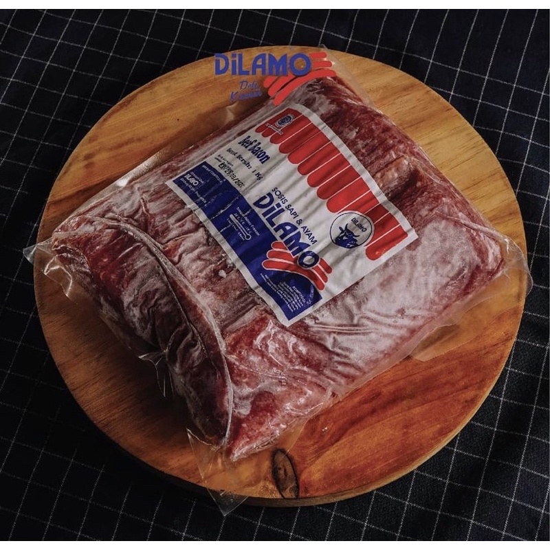 

Jual BEEF BACON DILAMO 250 gram harga retail kualitas premium