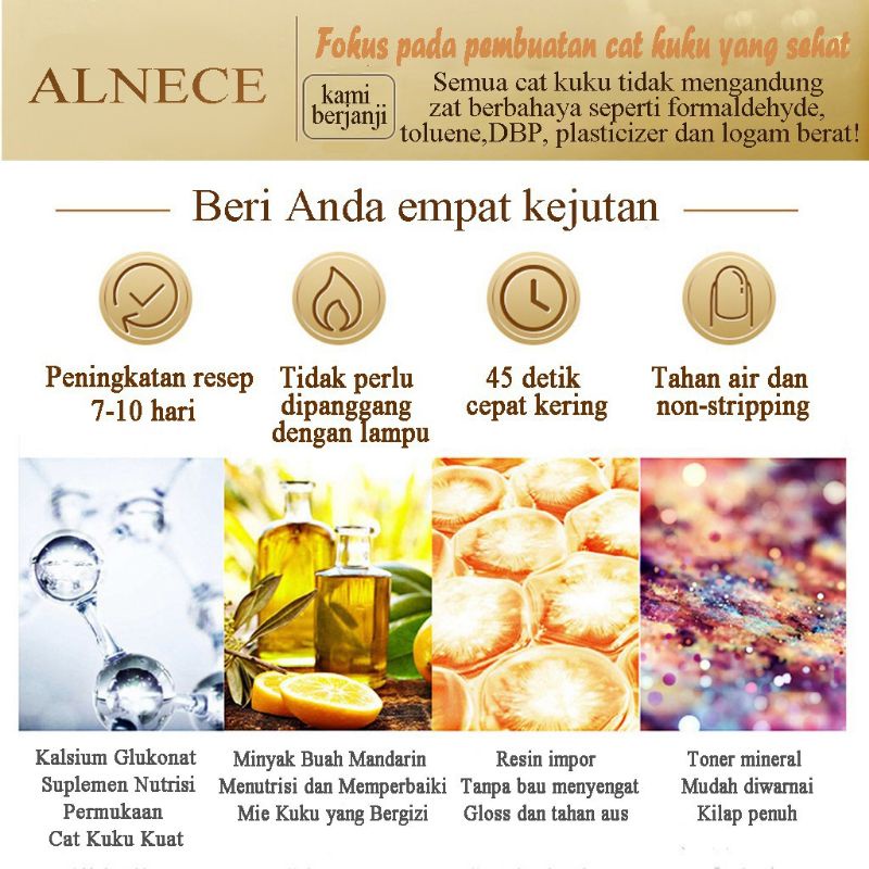 ALNECE  KUTEK 2IN1 KUTEKS/2 TONE KUTEK KOREA/Cat Kuku /Gel Nail