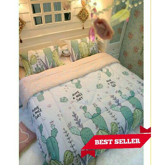 Sprei Motif kaktus