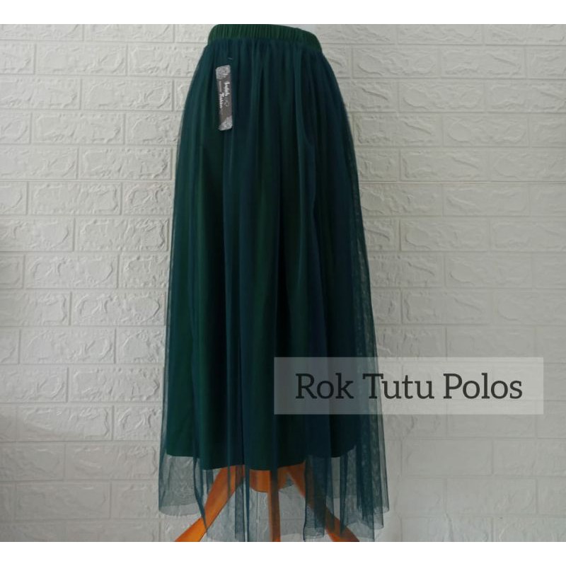 ROK TUTU POLOS TERMURAH REAL PICT 100% BISA BAYAR DITEMPAT