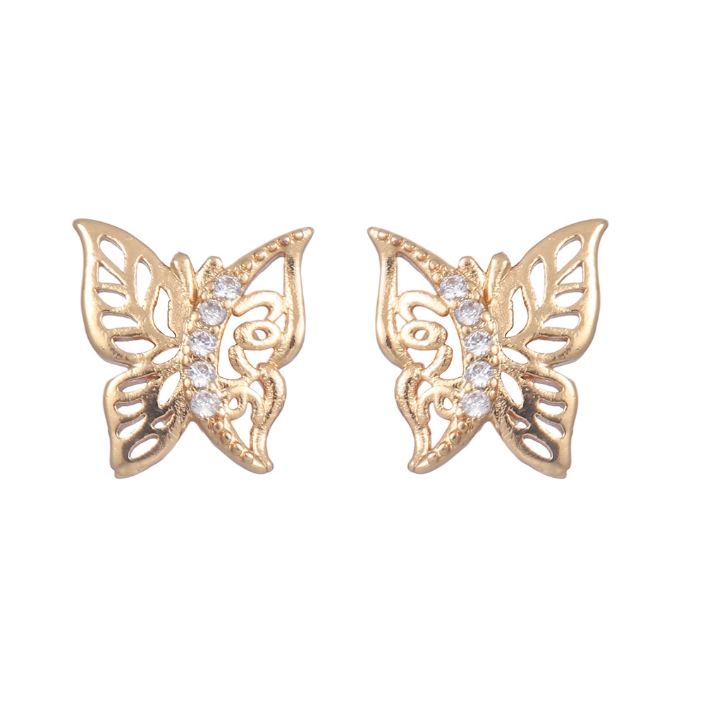 ✨COD Anting Kupu Anting Kupu Titanium Anting Kupu Kupu Anting Butterfly Anting Gantung Hijab D244