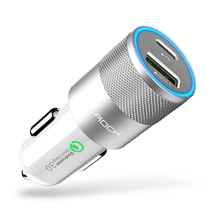 ROCK - H5 - PD - Quick Charge - QC 3.0 - Car Charger