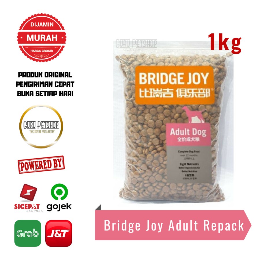 Nature Bridge Joy Adult Dog Food 1kg Nature Bridge Dog Food