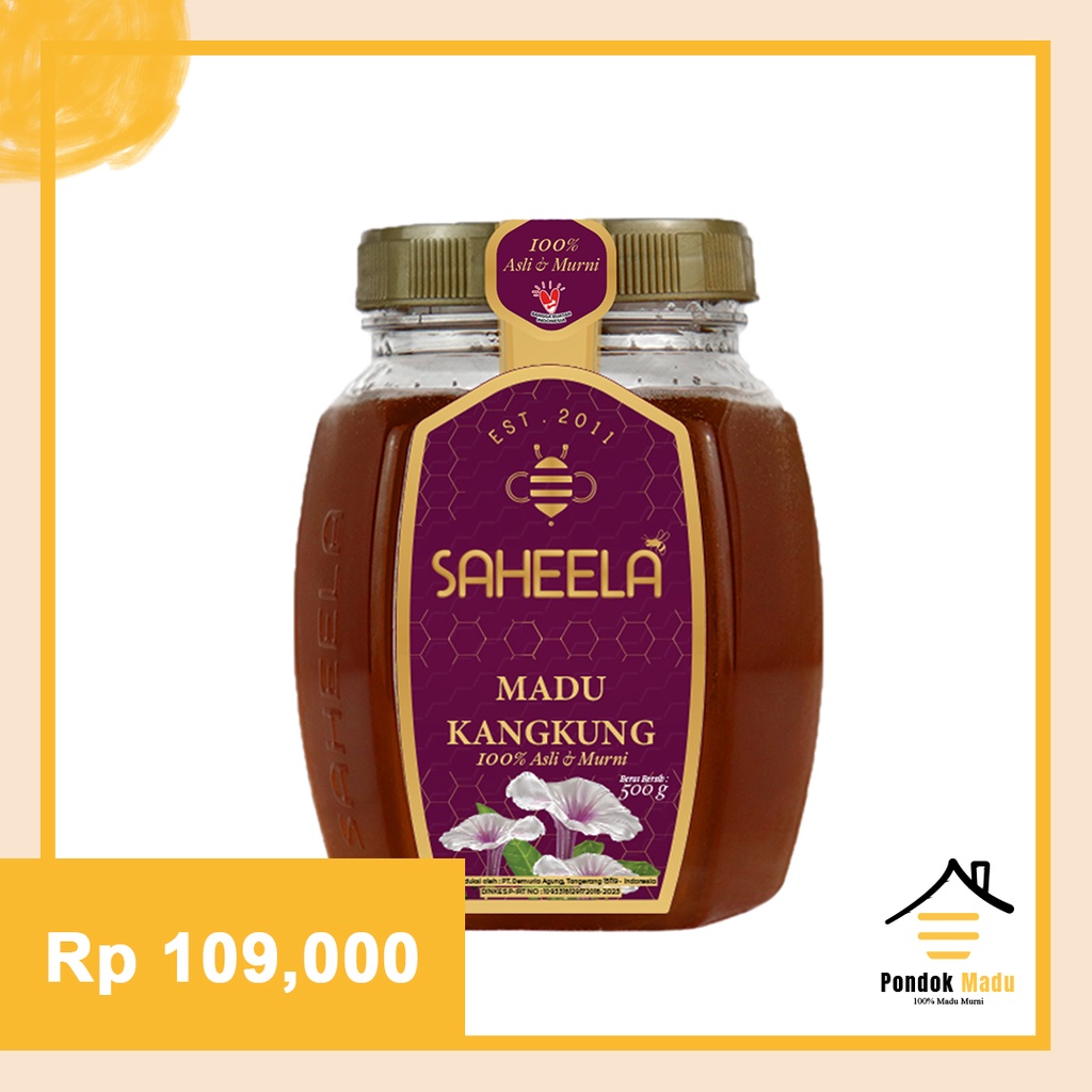 

Madu Murni Asli - Madu Murni Saheela Kangkung 500 gram [Premium Quality]