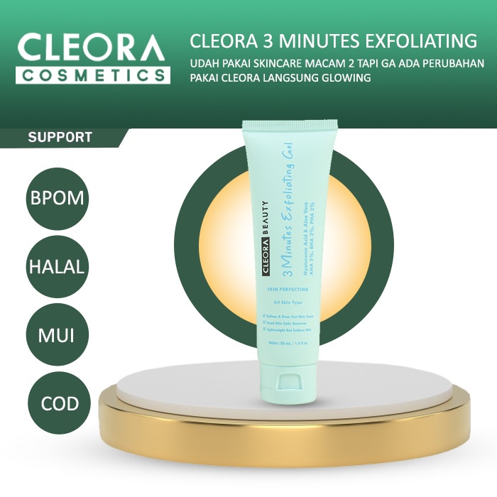 SIAP KIRIM Cleora 3 Minutes Exfoliating Gel