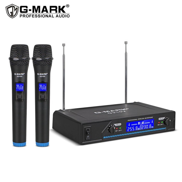 G-MARK Audio Console Karaoke KTV Mixer 2 Channel with 2 Wireless Mic