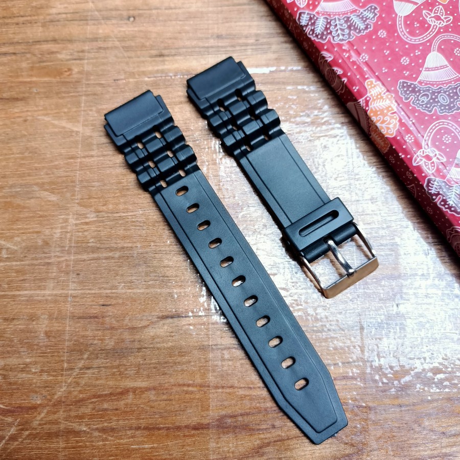 strap jam tangan Casio model gerigi tali jam tangan murah grosir strap