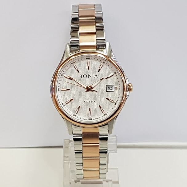 Jam Tangan Wanita Bonia BNR182-2 Rosso Stainless Steel Original