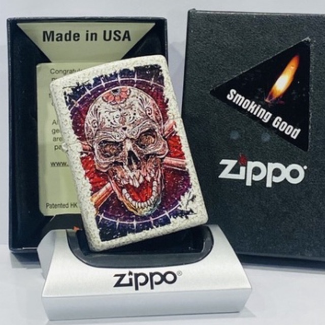 Original Zippo 49410 Skull