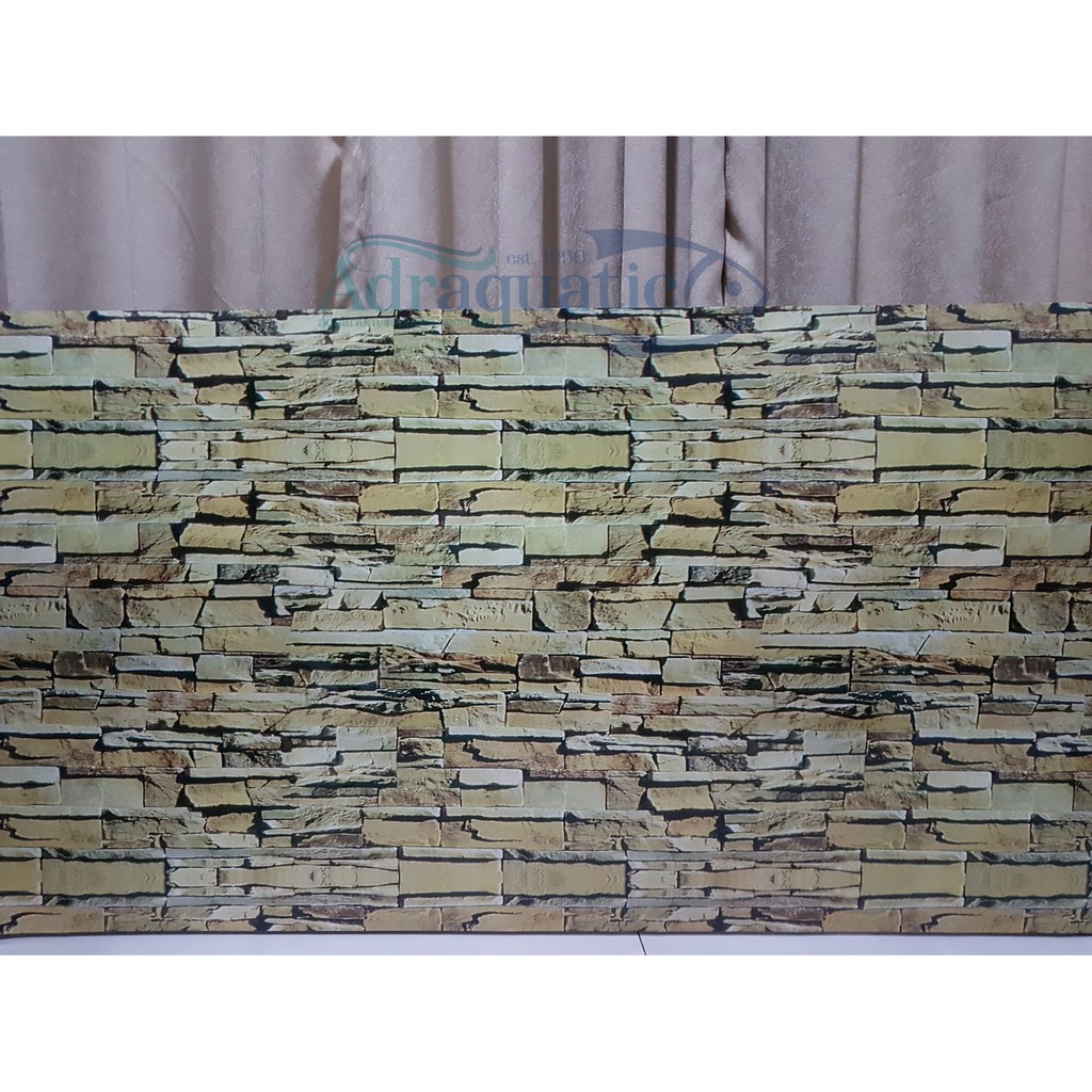 Wallpaper Aquarium Uk 50cm Motif 9027 Background Aquascape Per 1 Meter Shopee Indonesia
