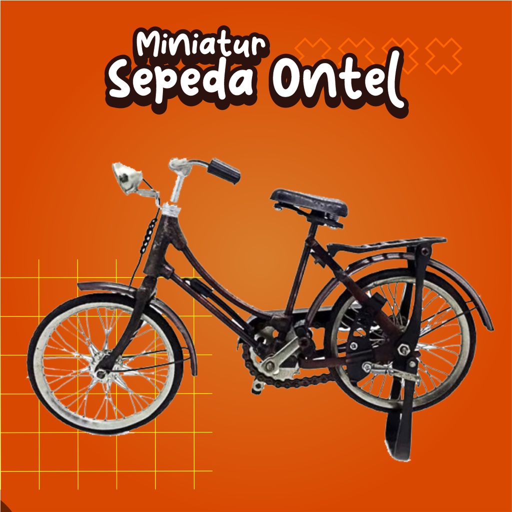 Miniatur Sepeda Ontel Kecil