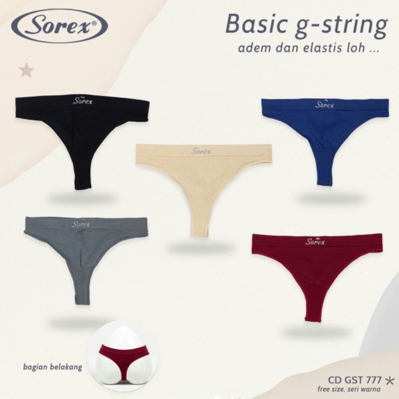 Celana Dalam G String Wanita Sexy Sorex 777