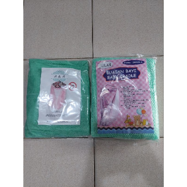 KAIN AYUNAN POLAR ZIP XL + KELAMBU JUMBO